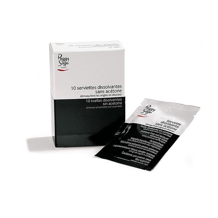 SERVIETTES DISSOLVANTES X  PEGGY SAGE