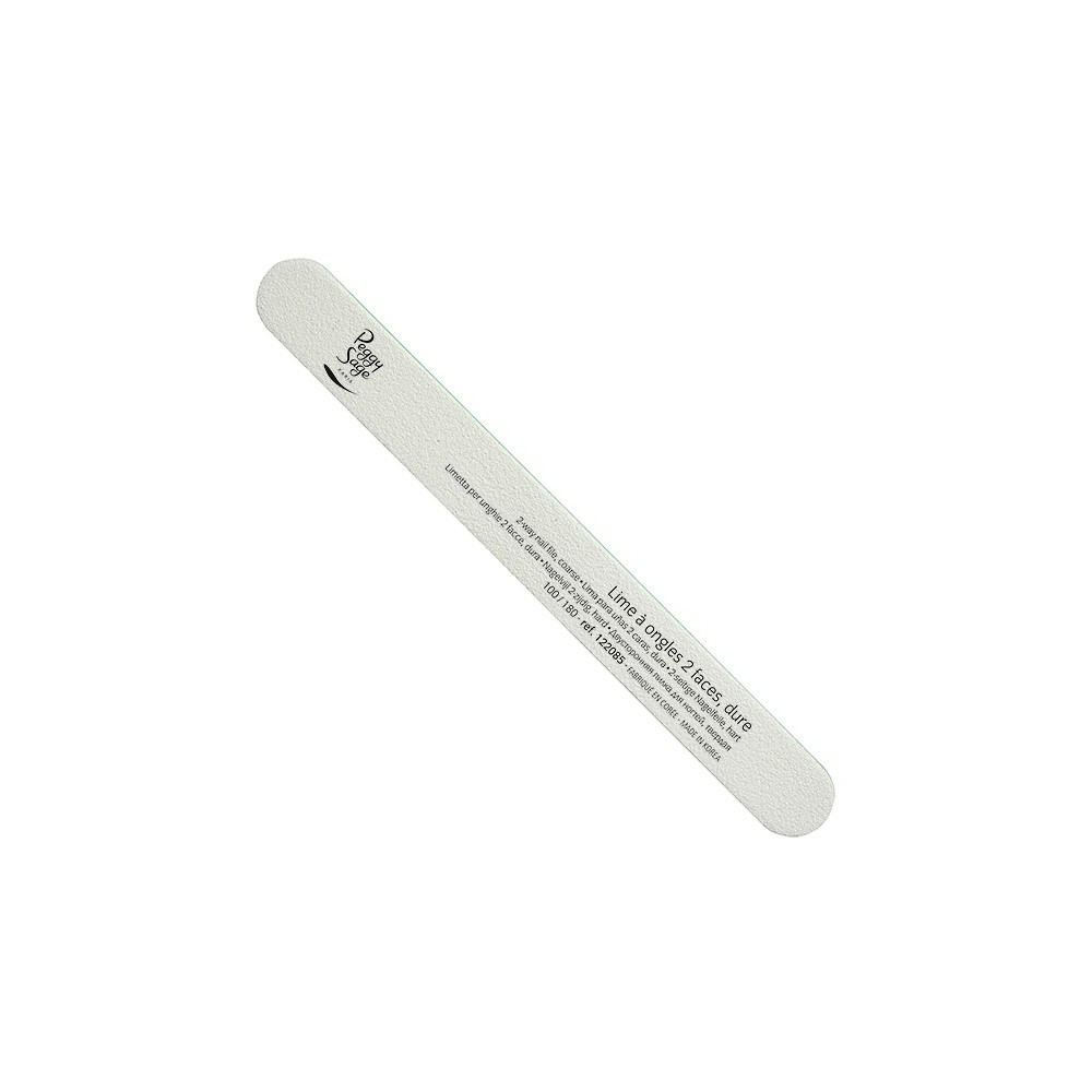 LIMES A ONGLES 2 FACES 100/180 BLANC