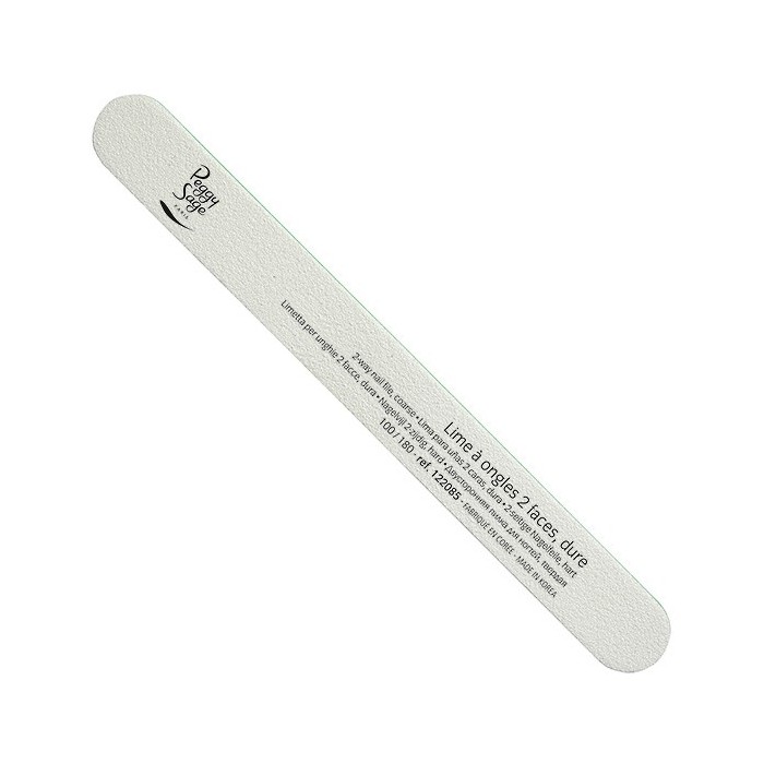 LIMES A ONGLES 2 FACES 100/180 BLANC