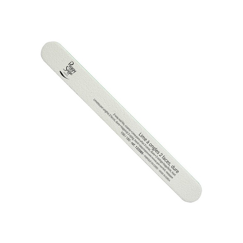 LIMES A ONGLES 2 FACES 100/180 BLANC