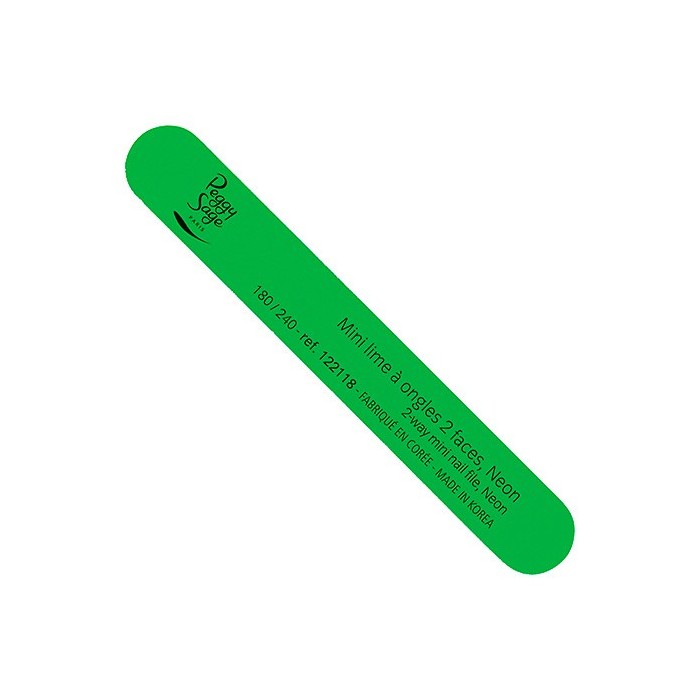 LIME MINI 2 FACES NEON VERTE