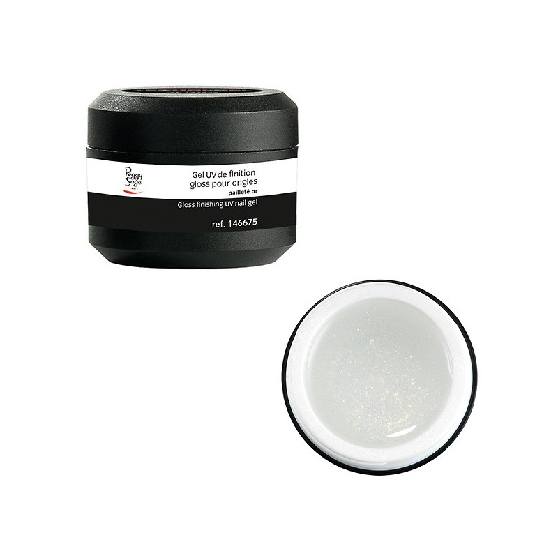 GEL UV DE FINITION PAILLETE OR
