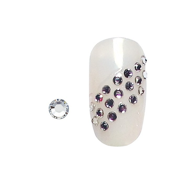 STRASS ONGLES ARGENT SS3 X 100