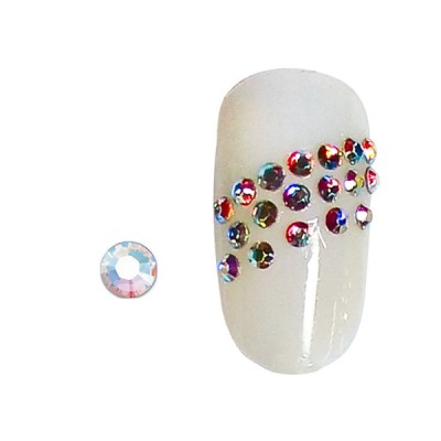STRASS ONGLES AURORE BOREALE SS3 X100