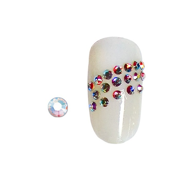 STRASS ONGLES AURORE BOREALE SS3 X100