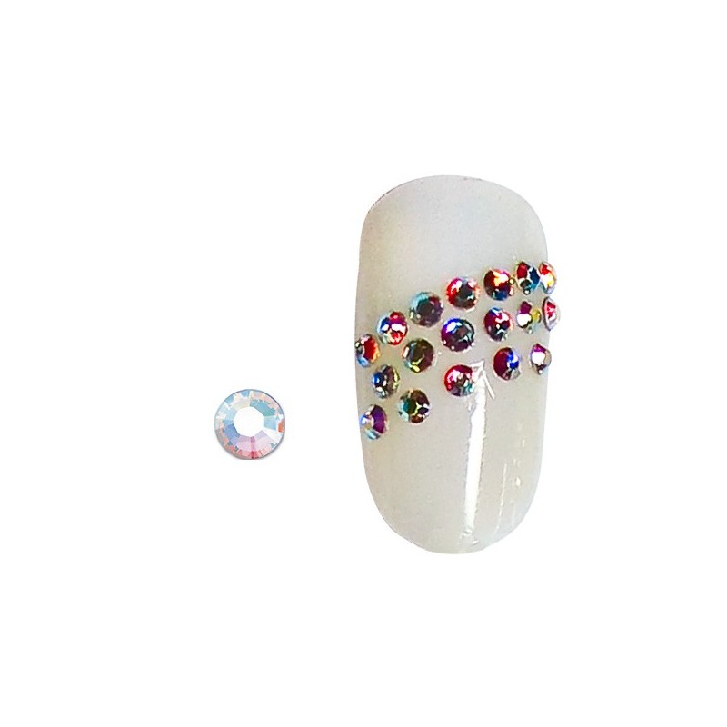 STRASS ONGLES AURORE BOREALE SS3 X100