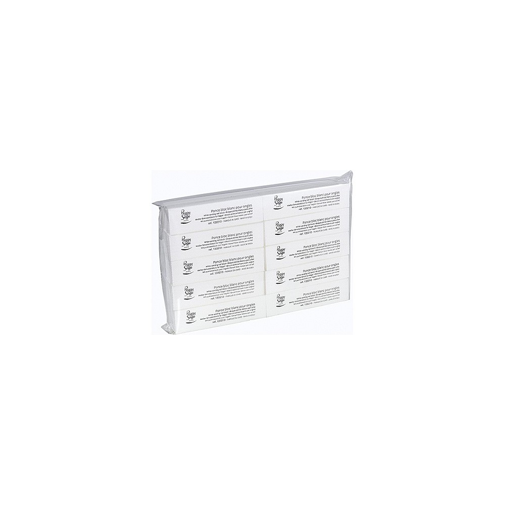 BLOC PONCE BLANC x 10