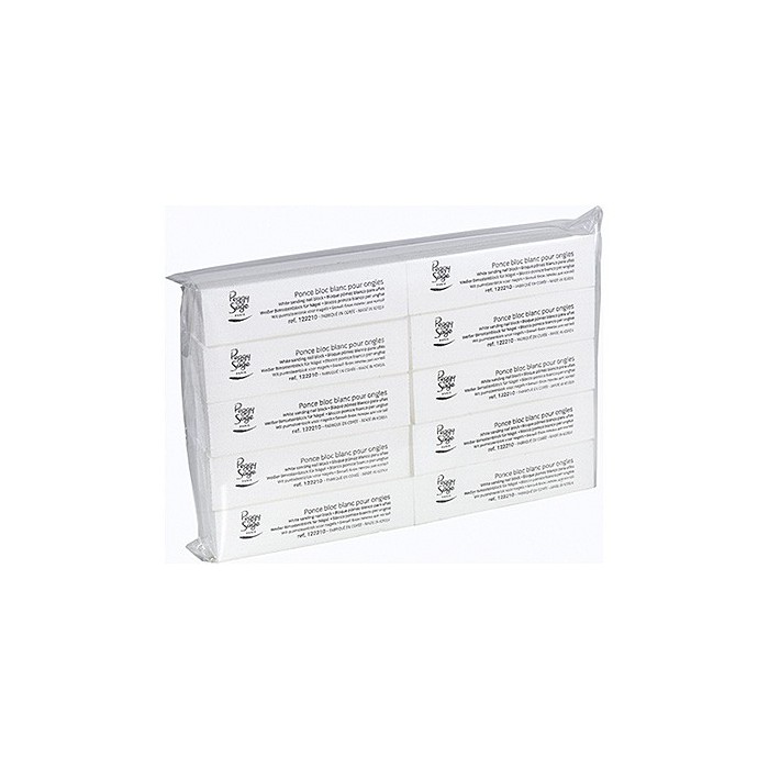 BLOC PONCE BLANC x 10
