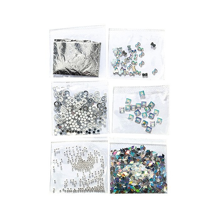 MINI KIT NAIL ART ARGENT