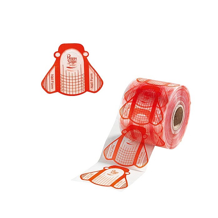 500 FORMES ADHESIVES POUR ONGLES ROUGE PRIX NET