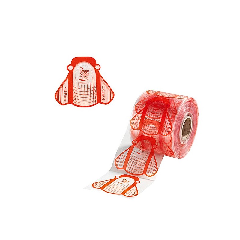 500 FORMES ADHESIVES POUR ONGLES ROUGE PRIX NET