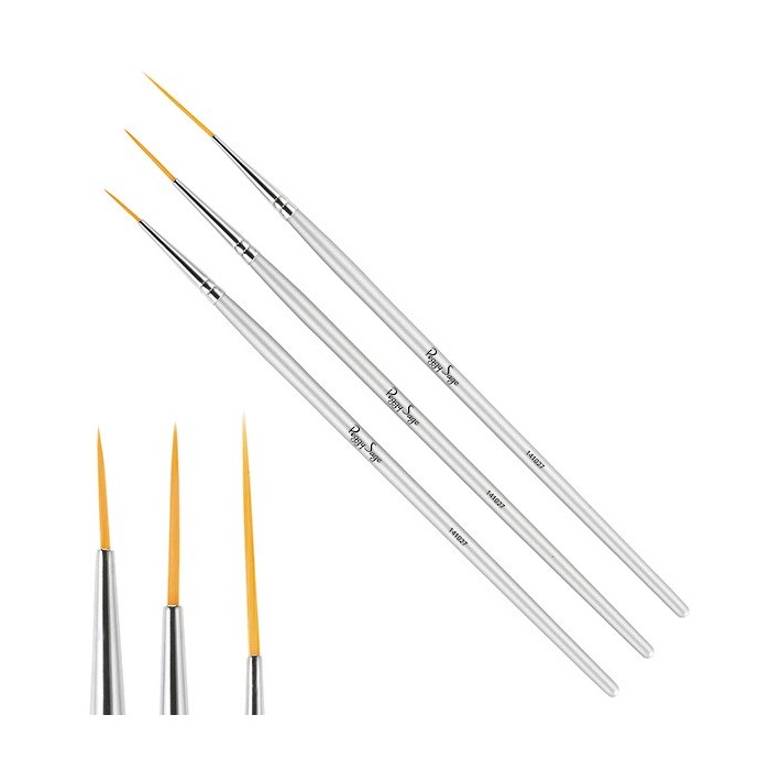 SET 3 PINCEAUX NAIL ART PRIX NET