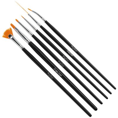 SET 6 PINCEAUX NAIL ART PRIX NET