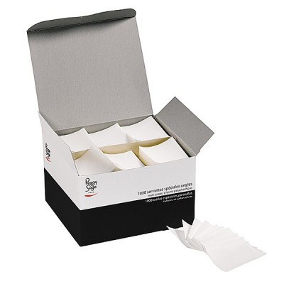 SERVIETTES SPECIALES ONGLE  PRIX NET