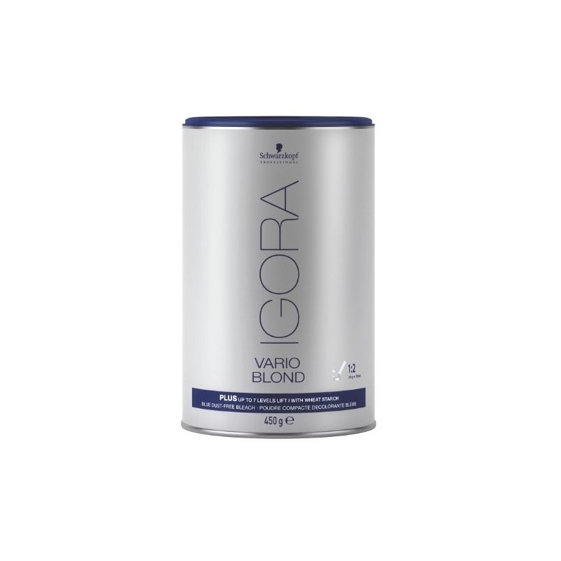 IGORA POUDRE VARIO BLOND PLUS BLEU 450 G