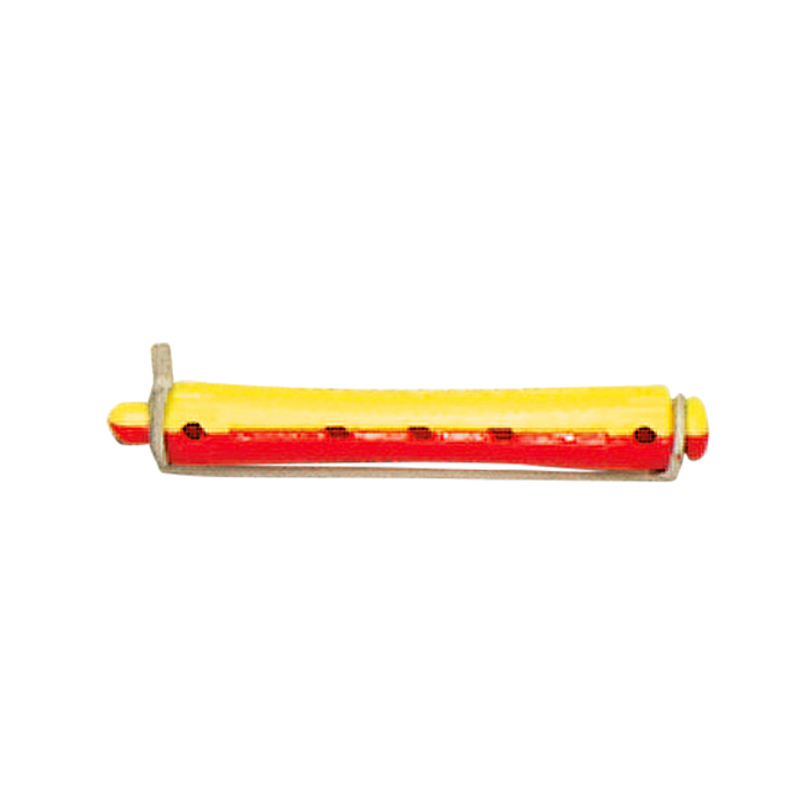 BIGOUDIS EFA COURTS JAUNE/ROUG  9 mm