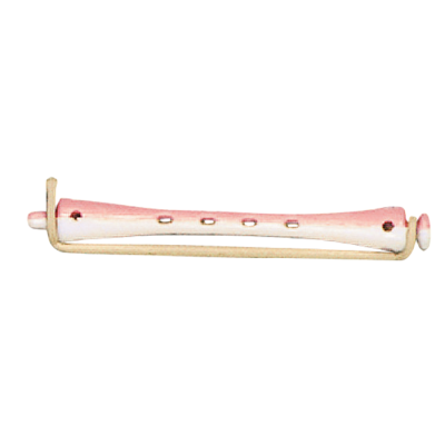 BIGOUDIS EFA  LONGS ROSE/BLANC  7 mm