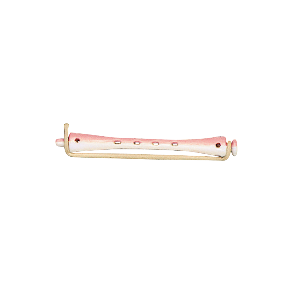 BIGOUDIS EFA  LONGS ROSE/BLANC  7 mm