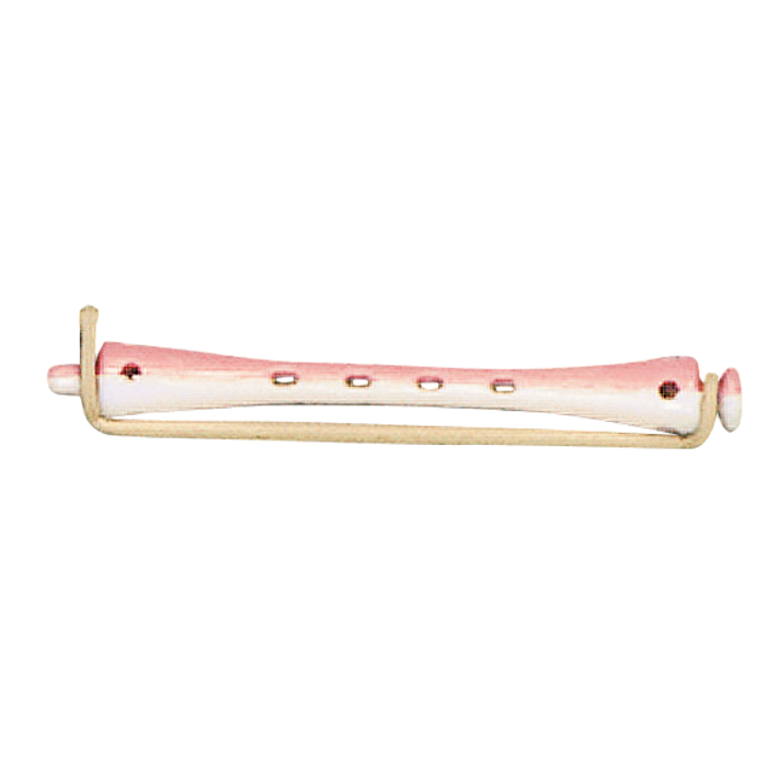 BIGOUDIS EFA  LONGS ROSE/BLANC  7 mm