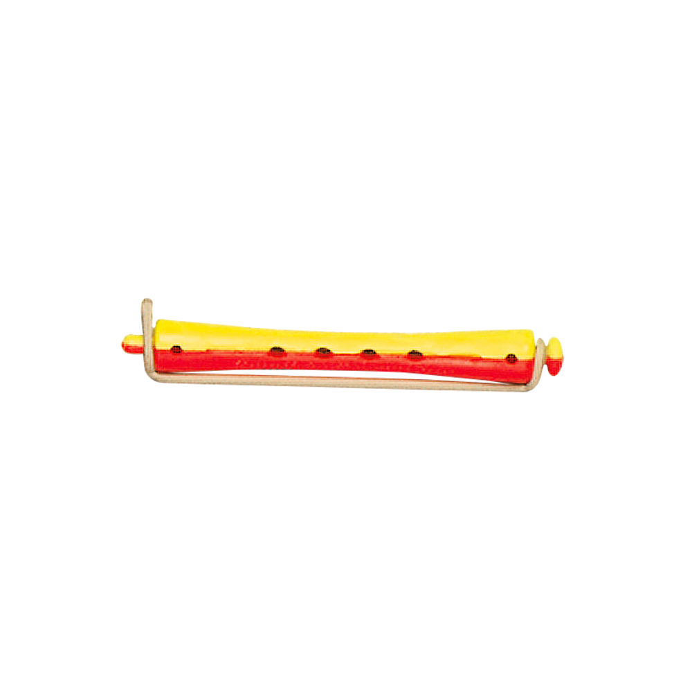 BIGOUDIS EFA LONGS JAUNE/ROUGE  9 mm