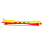 BIGOUDIS EFA LONGS JAUNE/ROUGE  9 mm