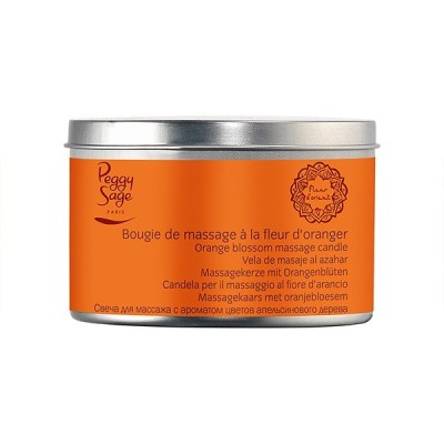 BOUGIE DE MASSAGE FLEUR D'ORANGER 120G