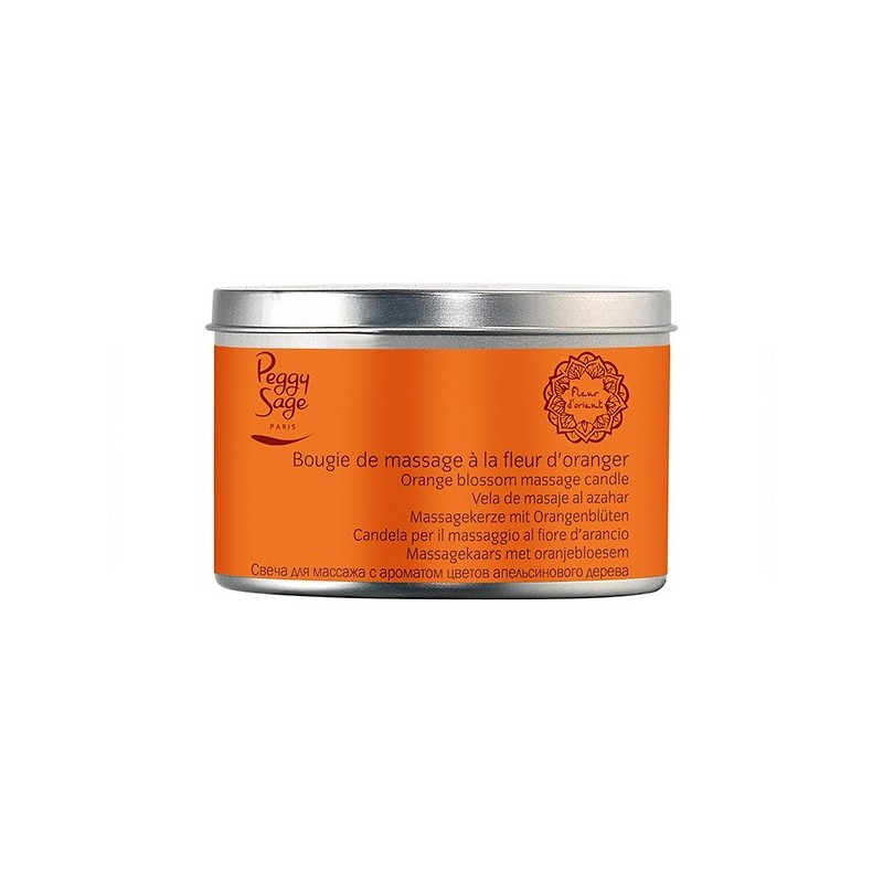 BOUGIE DE MASSAGE FLEUR D'ORANGER 120G