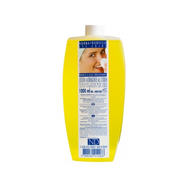 LOTION ASTRINGENTE CITRON LITRE
