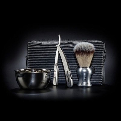 MEN STORIES BARBER TROUSSE (1rasoir, 1bol, 1blaireau)