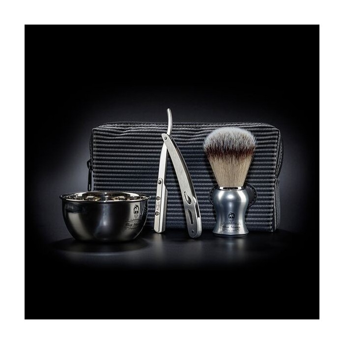 MEN STORIES BARBER TROUSSE (1rasoir, 1bol, 1blaireau)
