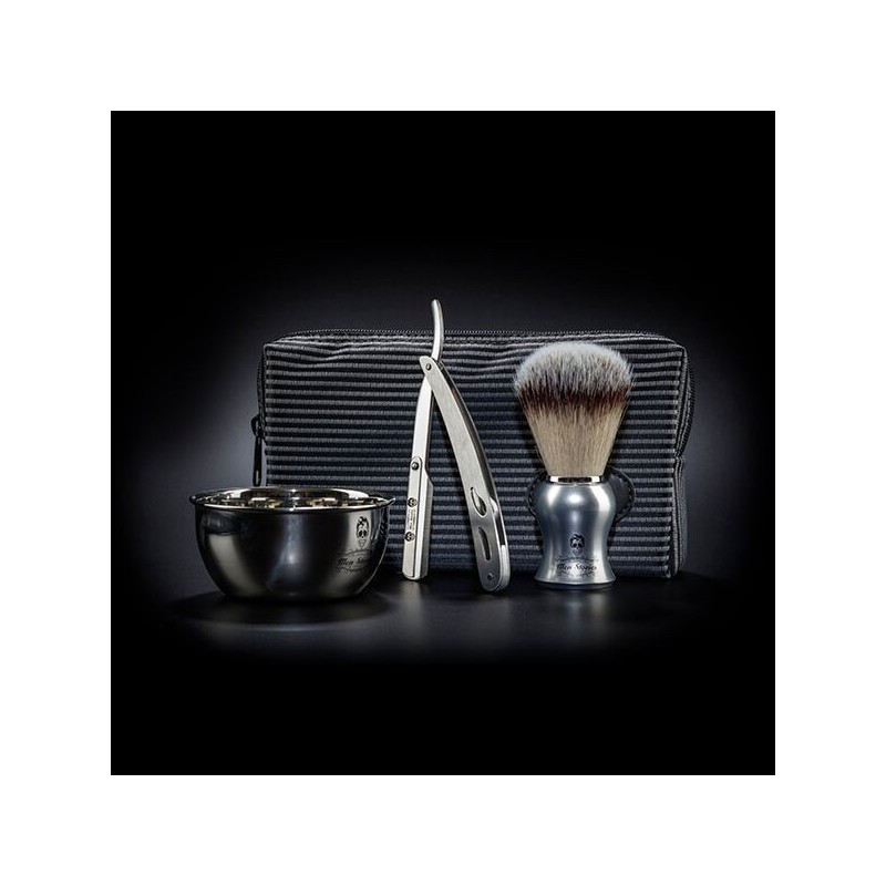 MEN STORIES BARBER TROUSSE (1rasoir, 1bol, 1blaireau)