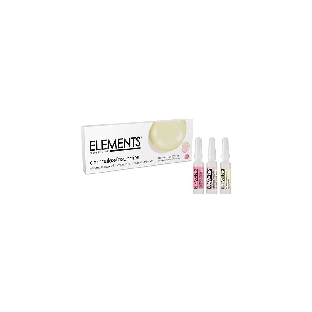 AMPOULES 6X 1.5ML (aqueuses, huileuses, éclat du teint)