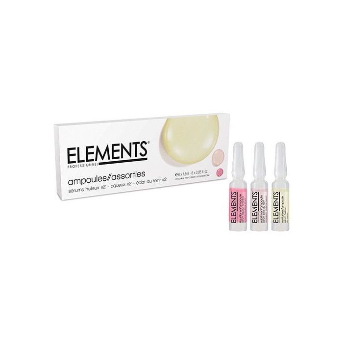 AMPOULES 6X 1.5ML (aqueuses, huileuses, éclat du teint)