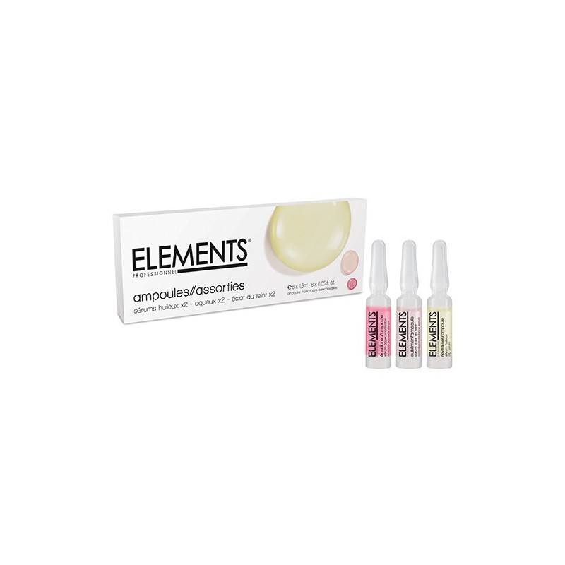 AMPOULES 6X 1.5ML (aqueuses, huileuses, éclat du teint)