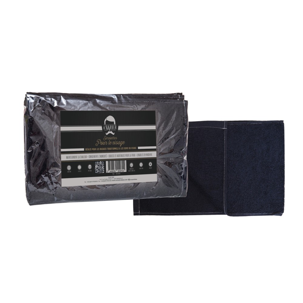 SERVIETTE BARBIER X4  70X20 