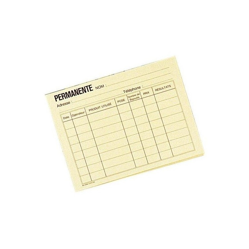 FICHE COLORATION PERM SINELCO X50