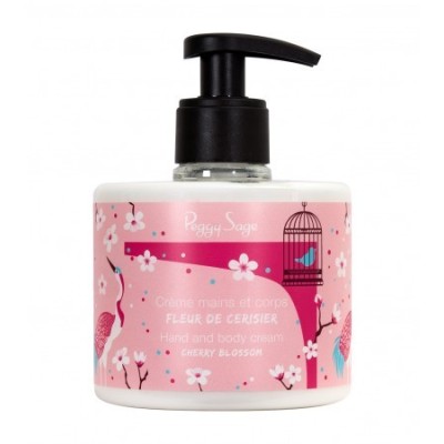 CREME MAINS ET CORPS FLEUR DE CERISIER 300ML