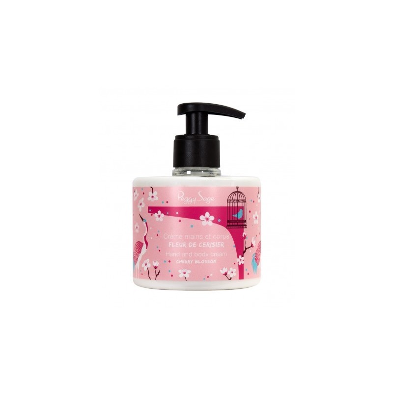 CREME MAINS ET CORPS FLEUR DE CERISIER 300ML