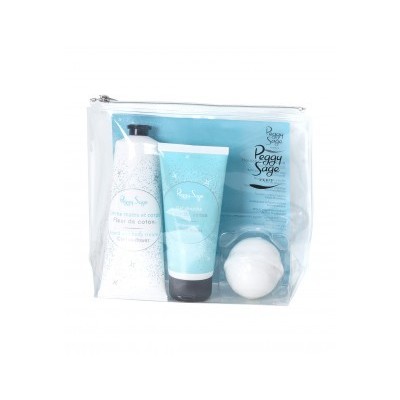 TROUSSE CORPS ET BAIN FLEUR DE COTON