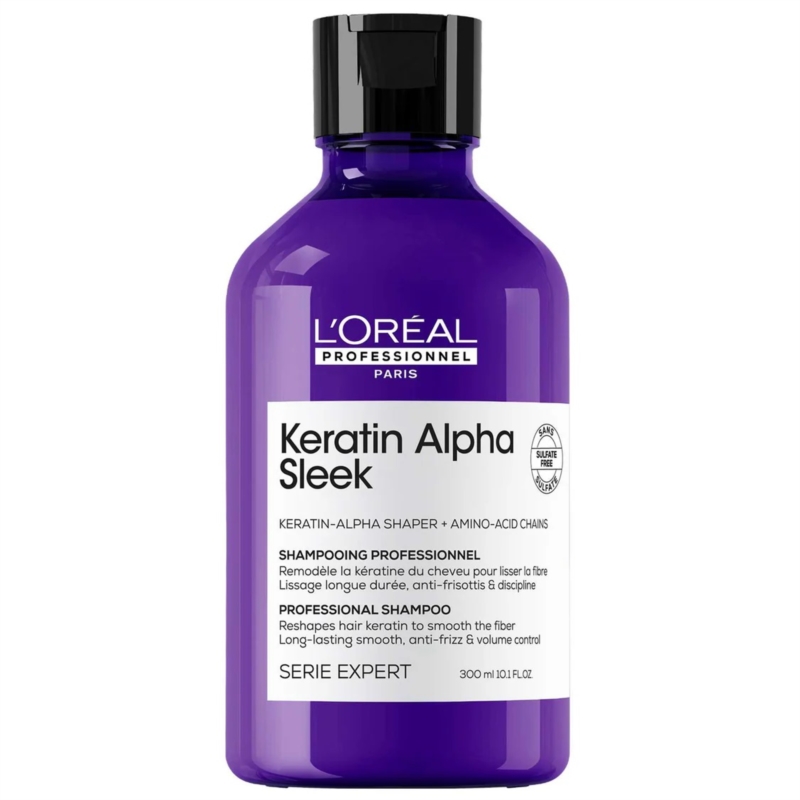 KERATIN ALPHA SLEEK SHAMP 300ML