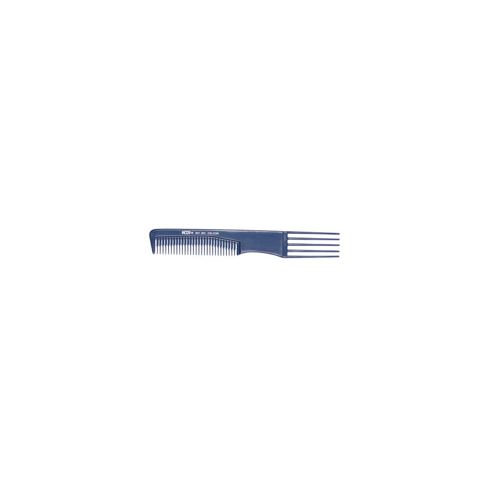 PEIGNE MEZZO BLEU FOURCHETTE PLAST