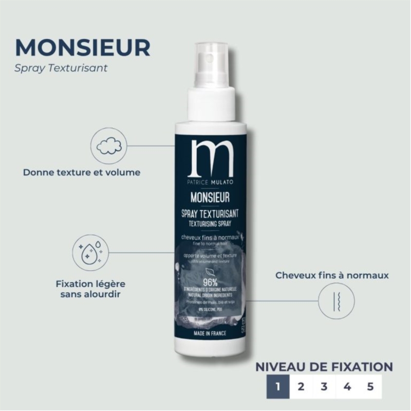 MONSIEUR SPRAY TEXTURISANT 150ML